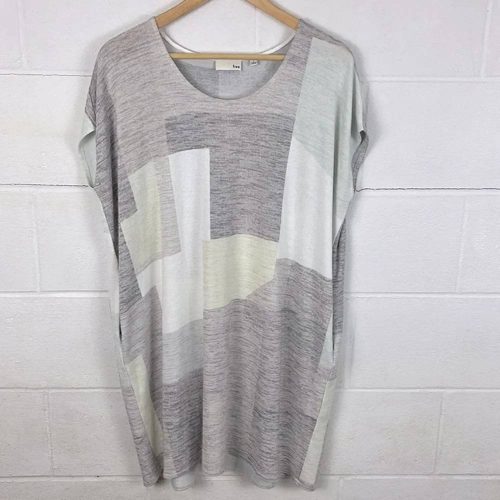 Wilfred Free colorblock tunic shirt dress
